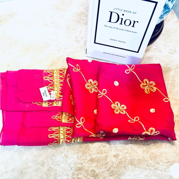 Dior Accessories - Christian Dior Vintage Silk Scarf excellent condiiton